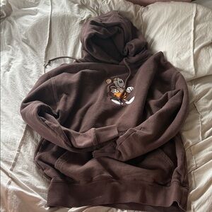 Disney Brown Hoodie with Mickey Graphic